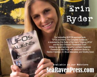 Erin Ryder of "Destination Truth" Loves Our Book "UFOs and Aliens"!
